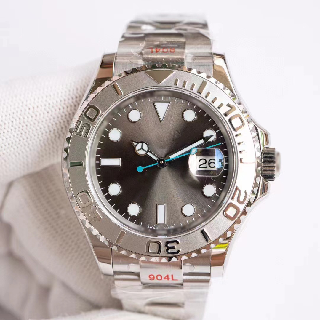 Watches YACHTMASTER 40mm Model Top Quality Men's Automatic Mechanical Watch Date Scanning Luxury Watch Winding Luminous Steel Sport Rubber Designer Wristwatch, Carton
Watches YACHTMASTER 40mm Model Top Quality Men's Automatic Mechanical Watch Date Scanning Luxury Watch Winding Luminous Steel Sport Rubber Designer Wristwatch, Carton