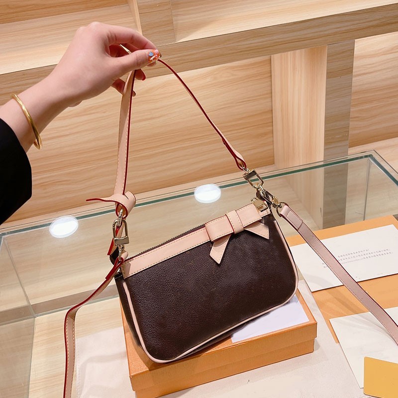 2023 Fashion Underarm Bag Women Handbag Purse Classic Clutch Shoulder Crossbody Bags with Bowknot Zipper Wallet Detchable Strap Belt 011, Brown
2023 Fashion Underarm Bag Women Handbag Purse Classic Clutch Shoulder Crossbody Bags with Bowknot Zipper Wallet Detchable Strap Belt 011, Brown