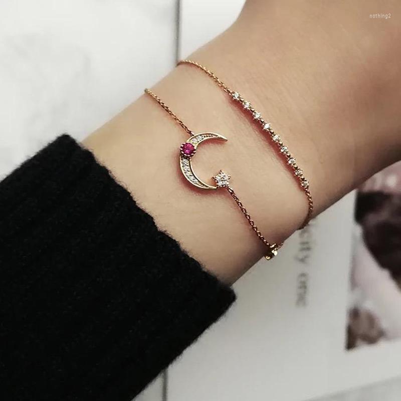 Bracelets 925 Sterling Silver Factory Minimalist Design Jewelry Cz Moon&star Charm Delicate Cute Girl Women Gift Chain Bracelet2022
Bracelets 925 Sterling Silver Factory Minimalist Design Jewelry Cz Moon&star Charm Delicate Cute Girl Women Gift Chain Bracelet2022