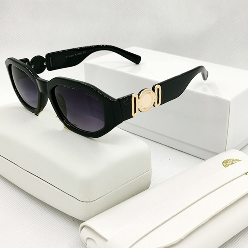 Luxury Fashion brand designer sunglasses flower Bronzing logo Vintage men sunglass Irregular Steam Punk Women sunglasses for eyewear