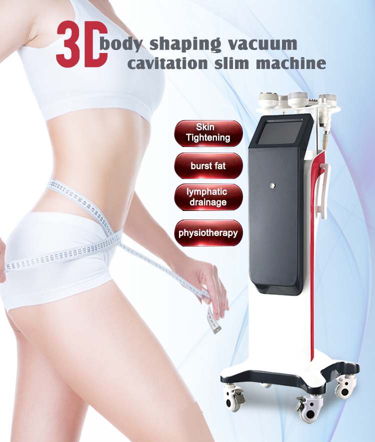 40k Ultrasonic Cavitation Slimming Machine Face Lift Body Shaping Contouring 5D Carving Instrument Rf Vacuum