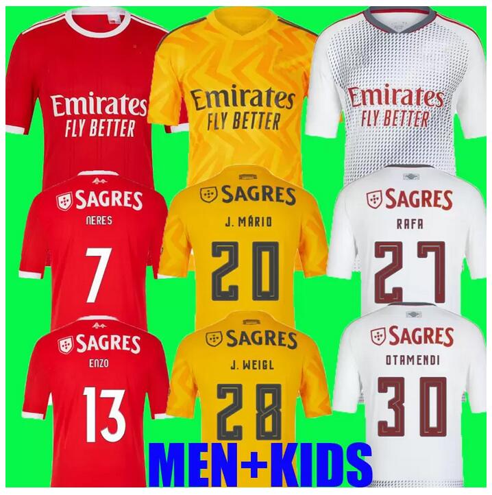 22 23 Fans Player version Benfica soccer jersey SEFEROVIC WALDSCHMIDT EVERTON PIZZI RAFA DARWIN G.RAMOS 2022 2023 Home Away Men kids kit Football shirts OTAMENDI 
22 23 Fans Player version Benfica soccer jersey SEFEROVIC WALDSCHMIDT EVERTON PIZZI RAFA DARWIN G.RAMOS 2022 2023 Home Away Men kids kit Football shirts OTAMENDI