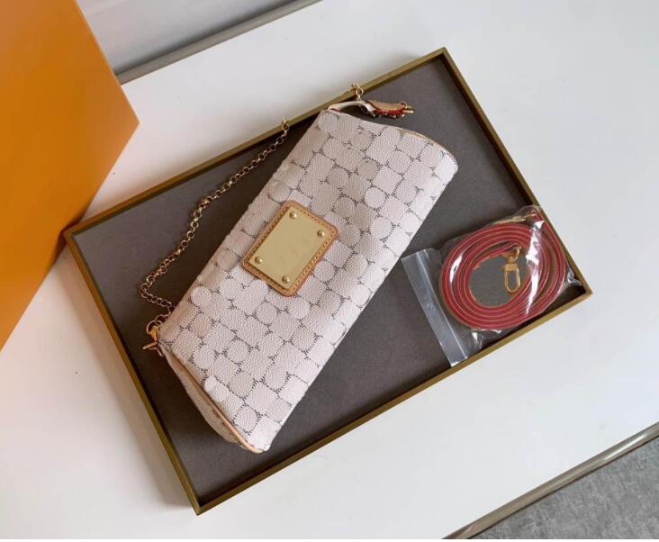 Ladies Fashion Casual Designe Luxury Genuine Leather EVA Chain Bag Shoulder Bags High Quality TOP Crossbody Handbag Purse Wallet Key Pouch