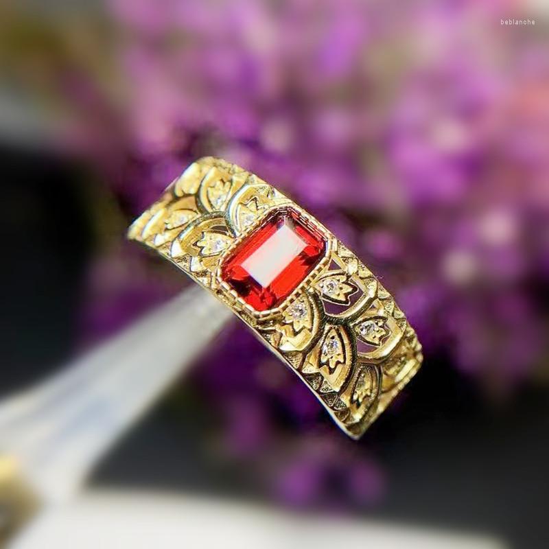 Cluster Rings Men Ring Natural Real Red Garnet Per Jewelry 4 6mm 0.8ct Gemstone 925 Sterling Silver Fine For Or Women T2142610
Cluster Rings Men Ring Natural Real Red Garnet Per Jewelry 4 6mm 0.8ct Gemstone 925 Sterling Silver Fine For Or Women T2142610