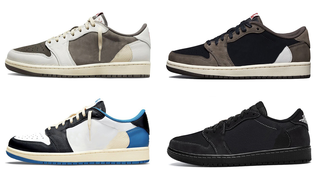 Authentic Low OG Black Phantom Travis Shoes 1 High Men Women Sneakers Fragment Cactus Jack Saturn Gold Baroque Brown Scott Dark Mocha Reverse Noir With Original box
Authentic Low OG Black Phantom Travis Shoes 1 High Men Women Sneakers Fragment Cactus Jack Saturn Gold Baroque Brown Scott Dark Mocha Reverse Noir With Original box