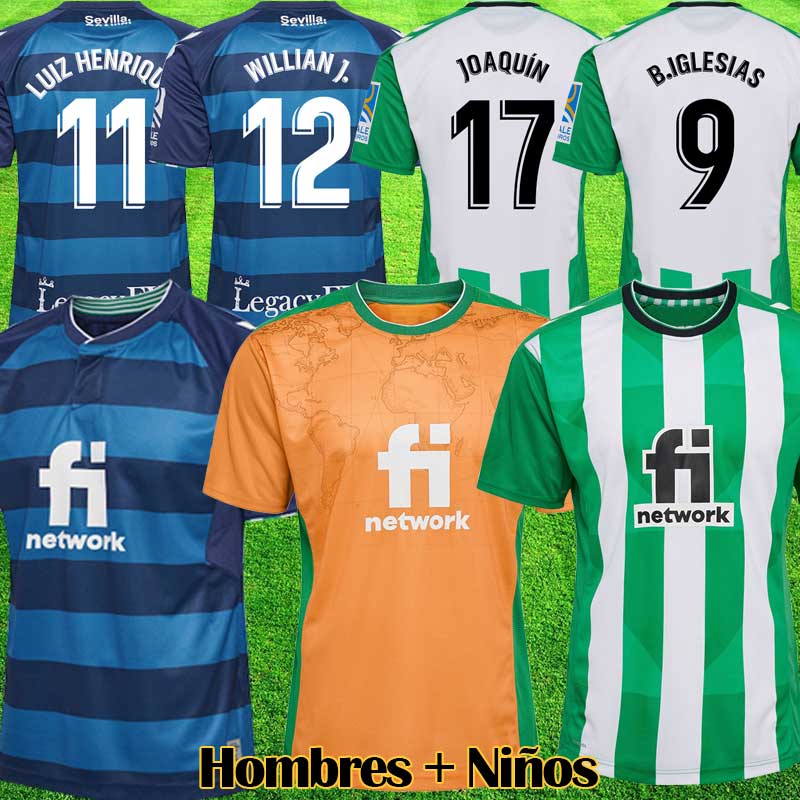 22 23 Real Betis away Soccer Jerseys Joaquin B Iglesias Camiseta de Futbol Juanmi Canales Fekir LUIZ HENRIQUE 2022 2023 Camisetas especial Men Kit Kids Equipment
22 23 Real Betis away Soccer Jerseys Joaquin B Iglesias Camiseta de Futbol Juanmi Canales Fekir LUIZ HENRIQUE 2022 2023 Camisetas especial Men Kit Kids Equipment