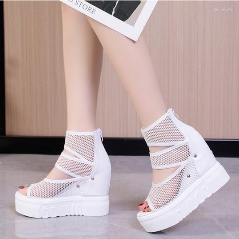 Sandals Women 2022 Summer Fashion Women's Thick-bottomed Breathable Mesh Roman Wedge Back Zipper Shoes, Black
Sandals Women 2022 Summer Fashion Women's Thick-bottomed Breathable Mesh Roman Wedge Back Zipper Shoes, Black
