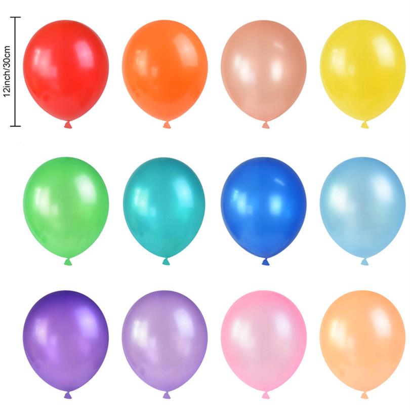120pcs 12inch Rainbow Latex Balloons for Wedding Kids Unicorn Birthday Party Decorations Baby Shower Supplies Air Helium Balloon22