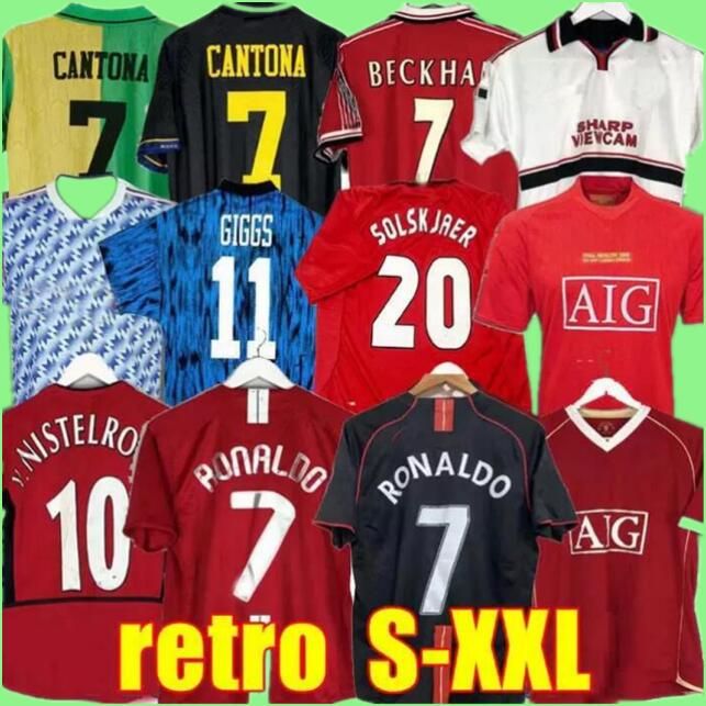 Manchesters RETRO soccer jersey BECKHAM GIGGS SOLSKJAER United final 1984 1985 1986 1990 1992 1998 1999 2000 2006 2007 2008 MAN UTD Classic football shirt uniform
Manchesters RETRO soccer jersey BECKHAM GIGGS SOLSKJAER United final 1984 1985 1986 1990 1992 1998 1999 2000 2006 2007 2008 MAN UTD Classic football shirt uniform