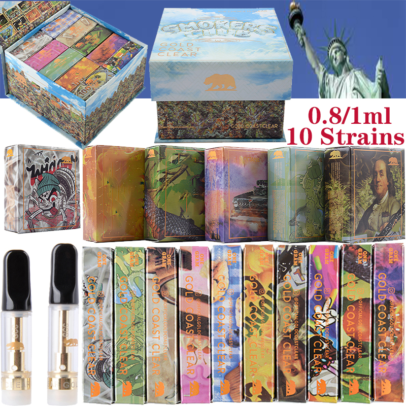 USA In Stock Atomizers Smoker Clubs GOLD COAST CLEAR Ceramic Vape Cartridges E Ciga Packaging Empty Vapes Carts Glass Tank Thick Oil Dab Vaporizer 510 Thread Screw on
USA In Stock Atomizers Smoker Clubs GOLD COAST CLEAR Ceramic Vape Cartridges E Ciga Packaging Empty Vapes Carts Glass Tank Thick Oil Dab Vaporizer 510 Thread Screw on