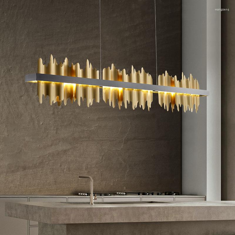 Pendant Lamps Restaurant Modern Chandelier Lighting Iceberg Design LED Kitchen Island Rectangular Fixture Gold/Black
Pendant Lamps Restaurant Modern Chandelier Lighting Iceberg Design LED Kitchen Island Rectangular Fixture Gold/Black