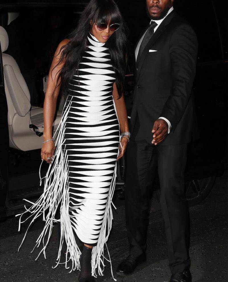 Jacquard fashion women lady maxi long dresses stripes tassels bandage bodycon dresses wholesale factory price SP0130