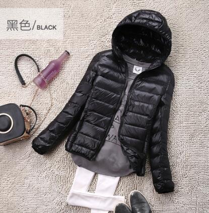 Women's Down Parkas SEDUTMO Winter Womens Down Jackets Short Ultra Light Duck Down Coat Hooded Puffer Jacket Autumn Parkas ED034 220907