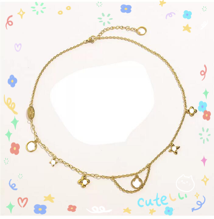Luxury Brand Designer Pendants Necklaces Never Fading 14K Gold Plated Stainless Steel Letter Choker Pendant Necklace Beads Chain Jewelry Accessories Gifts KY1566
Luxury Brand Designer Pendants Necklaces Never Fading 14K Gold Plated Stainless Steel Letter Choker Pendant Necklace Beads Chain Jewelry Accessories Gifts KY1566