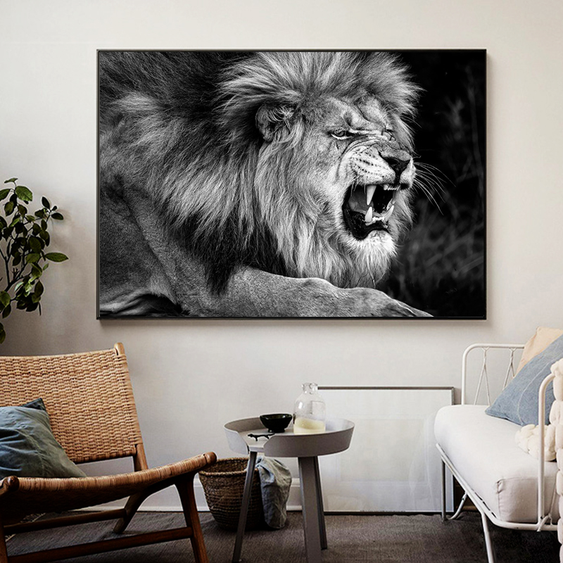 Cavans Painting African Ferocious Lion Showing Sharp Teeth Poster and Prints Wall Art Picture for Living Room Home Decor Cuadros
Cavans Painting African Ferocious Lion Showing Sharp Teeth Poster and Prints Wall Art Picture for Living Room Home Decor Cuadros