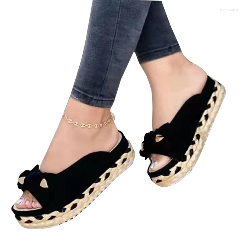 Sandals Large Size Thick Bottom One Word And Slippers Women 2022 Rattan Straw Woven Bow Outdoor Women's Shoes, White
Sandals Large Size Thick Bottom One Word And Slippers Women 2022 Rattan Straw Woven Bow Outdoor Women's Shoes, White