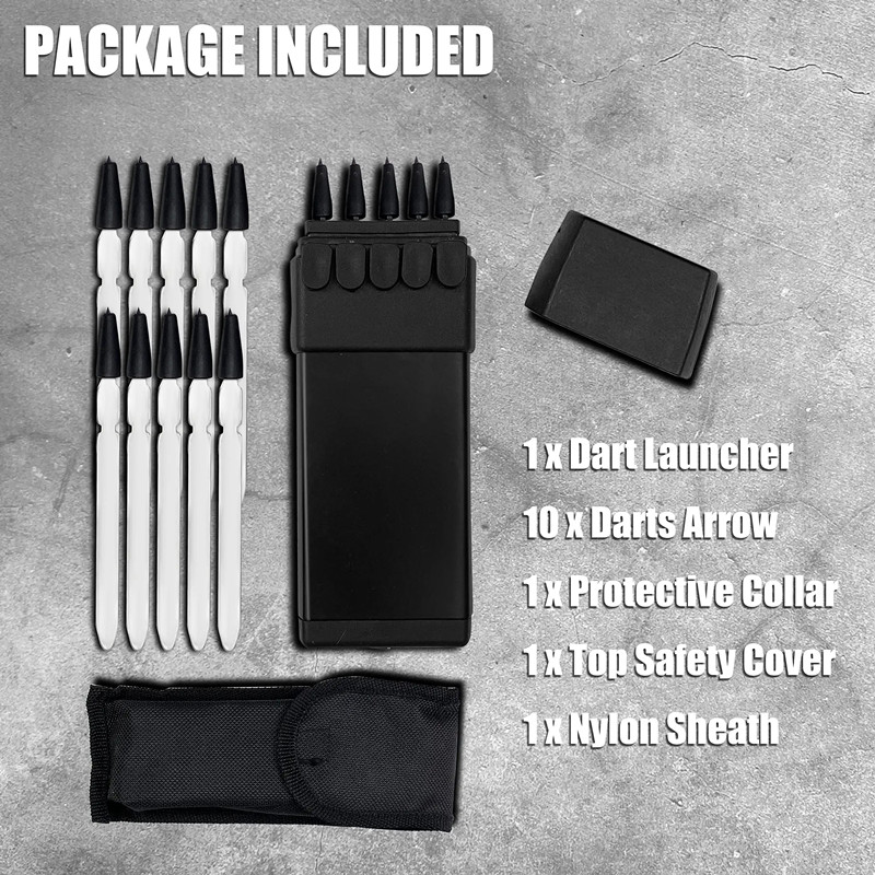BALLISTIC DART GUN LAUNCHER Hunting Shooting Shooter Concealed Tools Practice Darts Self Defense Metal Darts Blaster Hunting Survival Outdoor Tool
BALLISTIC DART GUN LAUNCHER Hunting Shooting Shooter Concealed Tools Practice Darts Self Defense Metal Darts Blaster Hunting Survival Outdoor Tool