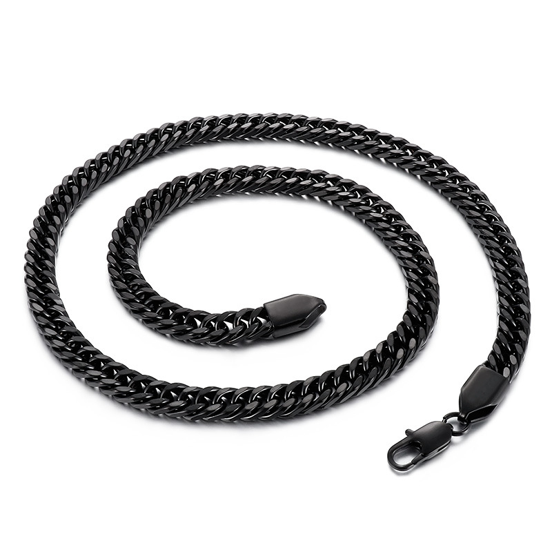 Stainless Steel Chain Link Necklace for Men Women Gift Jewelry Accessories Wholesale