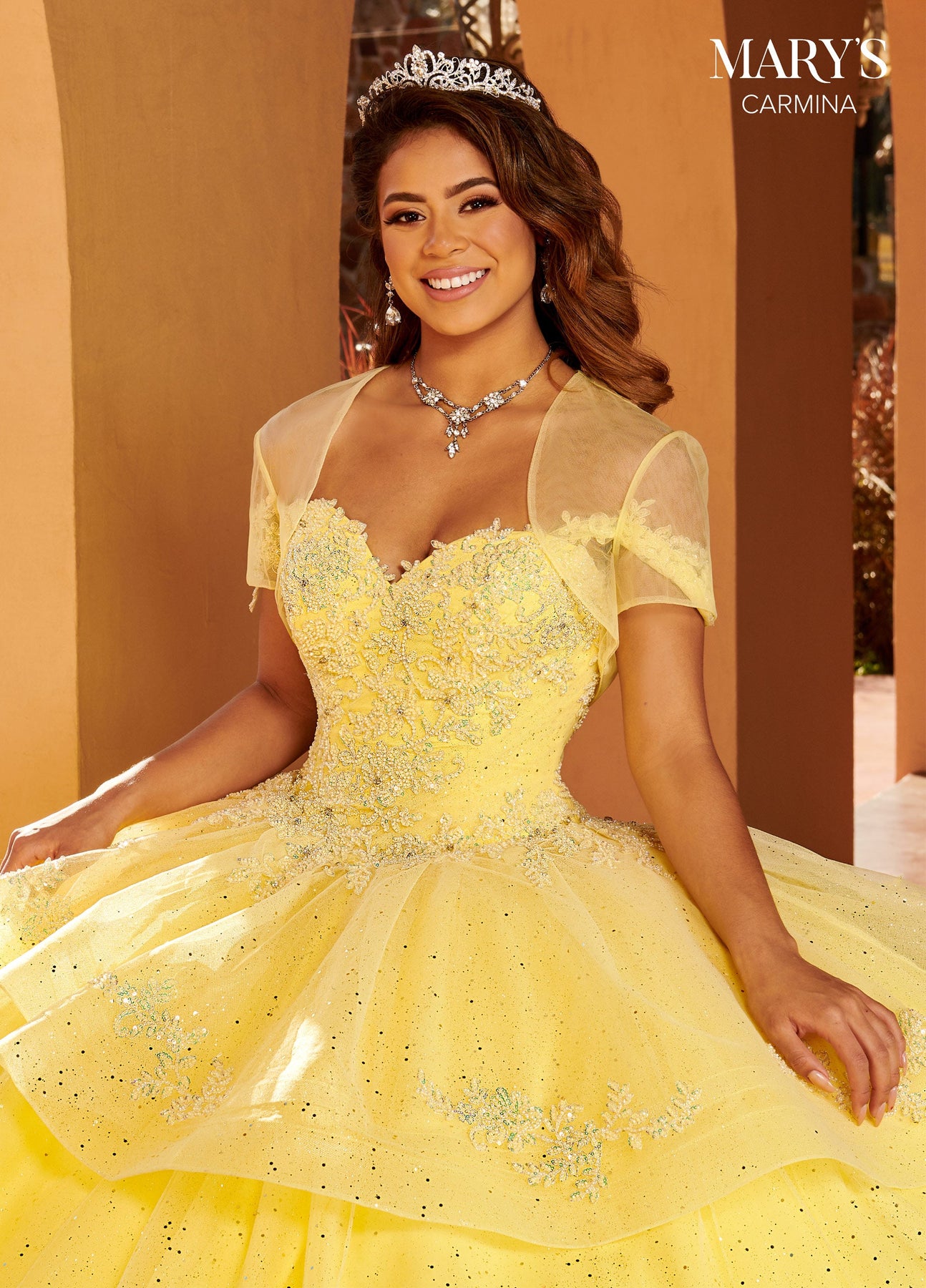 Yellow Appliqued 2023 Quinceanera Dresses Off The Shoulder Beaded Ball Gown Lace Sweet 16 Dress Party Wear Prom Evening Gowns