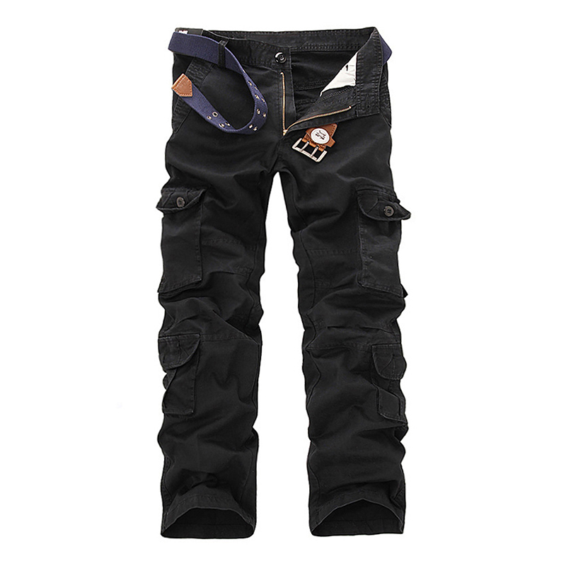 Men's Pants Cargo Casual Loose Multi Pocket Long Trousers Camouflage Military Male street Joggers Plus Size 44 220907