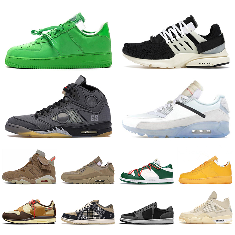 Ow 2022 Arrival Designer Shoes US 13 Offs White Jumpman 1 Cactus Jack Sports Men Trainers 4 5 6 Baroque Brown Women Lot 50 Black Muslin Light Green Spark Sneakers Jogging