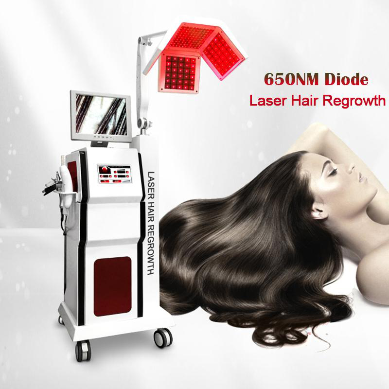 High quality 650nm Laser Anti Hair Loss Treatment 660nm Hair Regrowth Laser Machine For hair salon