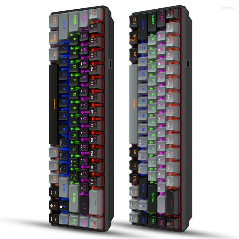 Tripods HXSJ V800 Wired Mechanical Keyboard 68 Keys RGB Gaming With Detachable Type-C Cable ABS Keycap Blue Switch/Red Switch
Tripods HXSJ V800 Wired Mechanical Keyboard 68 Keys RGB Gaming With Detachable Type-C Cable ABS Keycap Blue Switch/Red Switch