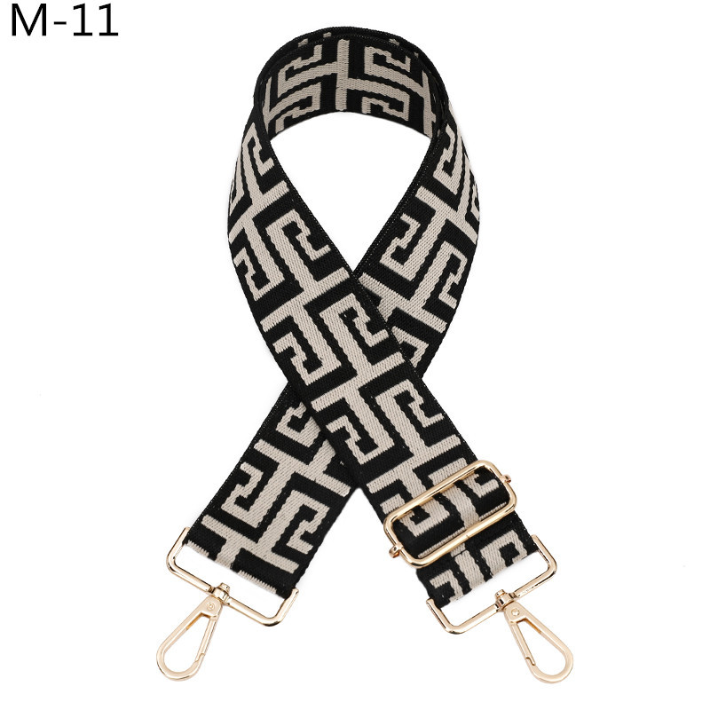 Handle Bag Strap Cross Body Messenger Nylon Bag Straps For Women Removable Diy Shoulder Rainbow Handbag Accessories wide 5cm