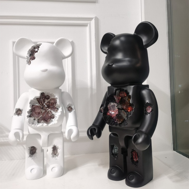 Bearbricks Figures New 1000% Eroded Crystal Bear Building BlockBear Violence Bear Living Room Decoration Decorations Dolls Hand-made Collection Gifts, Customize
Bearbricks Figures New 1000% Eroded Crystal Bear Building BlockBear Violence Bear Living Room Decoration Decorations Dolls Hand-made Collection Gifts, Customize
