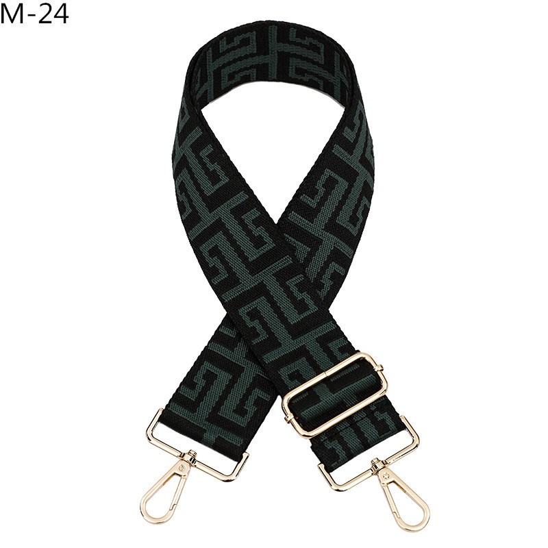 Handle Bag Strap Cross Body Messenger Nylon Bag Straps For Women Removable Diy Shoulder Rainbow Handbag Accessories wide 5cm