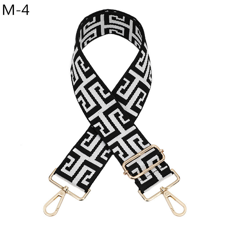 Handle Bag Strap Cross Body Messenger Nylon Bag Straps For Women Removable Diy Shoulder Rainbow Handbag Accessories wide 5cm