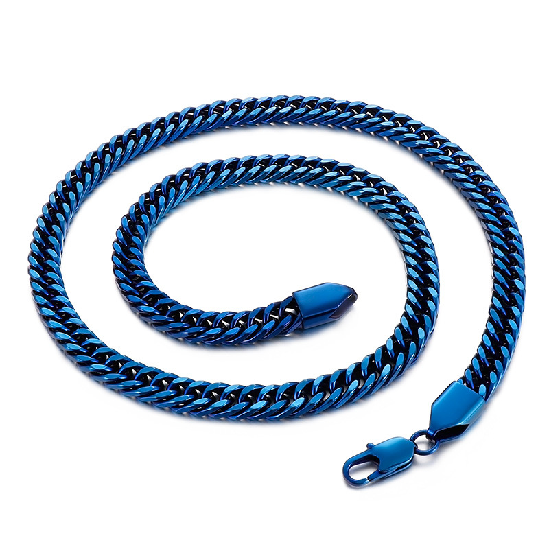 Stainless Steel Chain Link Necklace for Men Women Gift Jewelry Accessories Wholesale