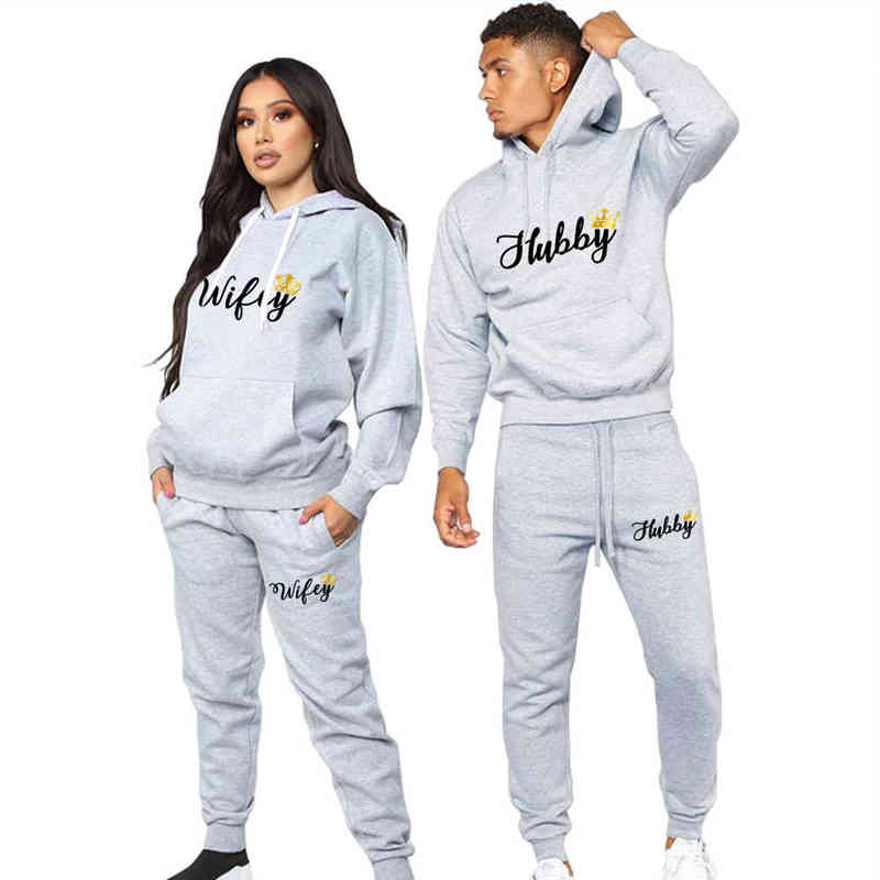 Men' Tracksuits Couple Sportwear Set Hubby Wifey Print Lovers Clothes Fleece Suit Men Hoodie and Pants 2 pieces Hoodies Women' Tracksuit 0906, Red-wifey
Men' Tracksuits Couple Sportwear Set Hubby Wifey Print Lovers Clothes Fleece Suit Men Hoodie and Pants 2 pieces Hoodies Women' Tracksuit 0906, Red-wifey