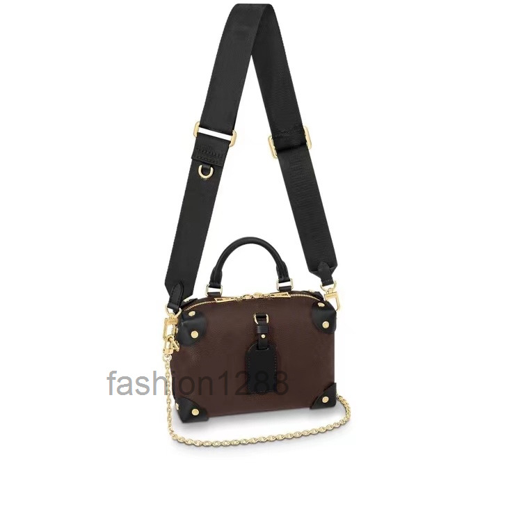 Wholesale Genuine Leather Cross Body Bags Petite Malle Souple in Brown And Black WOMEN Handbag Chain Clutch Bag Shoulder M45571, Silk
Wholesale Genuine Leather Cross Body Bags Petite Malle Souple in Brown And Black WOMEN Handbag Chain Clutch Bag Shoulder M45571, Silk