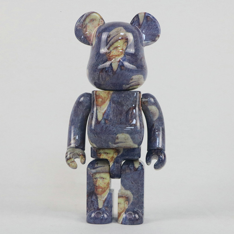 Bearbrick Figures toy Van Gogh Self Portrait Building Block Bear Doll Violent Bear Ornament Family Decoration Collection Gift, Customize
Bearbrick Figures toy Van Gogh Self Portrait Building Block Bear Doll Violent Bear Ornament Family Decoration Collection Gift, Customize