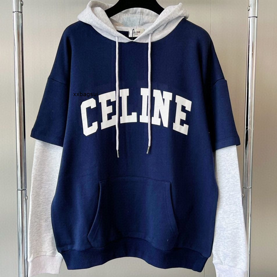 celins men' hooded hoodies 0724 autumn winter new couple fake two pieces of color contrast age reducing hooded letter sweater, Navy
celins men' hooded hoodies 0724 autumn winter new couple fake two pieces of color contrast age reducing hooded letter sweater, Navy