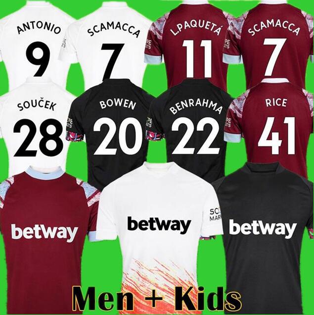 22 23 WHU west hams soccer jerseys 2022 2023 BOWEN RICE SCAMACCA L.PaquetA KEHRER BENRAHMA LANZINI ANTONIO FORNALS EMERSON AGUERD football shirts UNITED men kids
22 23 WHU west hams soccer jerseys 2022 2023 BOWEN RICE SCAMACCA L.PaquetA KEHRER BENRAHMA LANZINI ANTONIO FORNALS EMERSON AGUERD football shirts UNITED men kids