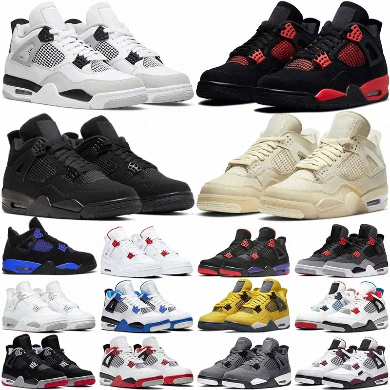4 Mens Basketball Shoes Military Black Cat Jumpman 4s University Blue Red Thunder Sail Cactus Jack White Oreo Men Women Trainers Outdoor Sports Sneakers
4 Mens Basketball Shoes Military Black Cat Jumpman 4s University Blue Red Thunder Sail Cactus Jack White Oreo Men Women Trainers Outdoor Sports Sneakers