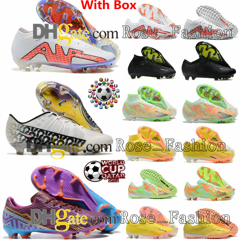 Zoom Mercurial Vapores 15 Soccer Shoes Elite FG Football Boots Mens Cleats Academy MG 2022 World Cup TF Trainers, Color no. 006
Zoom Mercurial Vapores 15 Soccer Shoes Elite FG Football Boots Mens Cleats Academy MG 2022 World Cup TF Trainers, Color no. 006