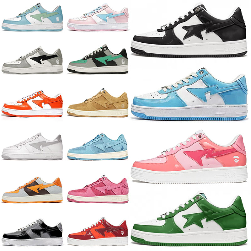 Bapesta Bapestas Baped Sta Casual Shoes Men Women Designer Grey Green Orange Beige Suede Black White JJJJound Pastel Blue Pink Sports Sneakers Trainers, 36-45 green
Bapesta Bapestas Baped Sta Casual Shoes Men Women Designer Grey Green Orange Beige Suede Black White JJJJound Pastel Blue Pink Sports Sneakers Trainers, 36-45 green