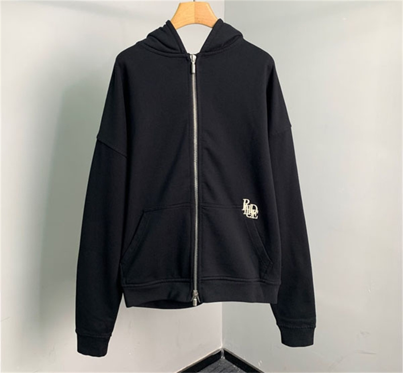 Hoodie High Street Black Zipper Letter Embroidery Oversized Hoodie for Men and Women
Hoodie High Street Black Zipper Letter Embroidery Oversized Hoodie for Men and Women