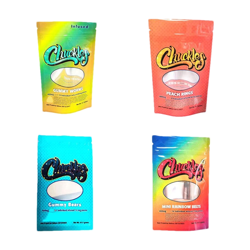 EMPTY CHUCKLES 400mg Gummmies Packaging Bags empty edible package bag smell proof resealable zipper pouch packages candy mylar baggies
EMPTY CHUCKLES 400mg Gummmies Packaging Bags empty edible package bag smell proof resealable zipper pouch packages candy mylar baggies