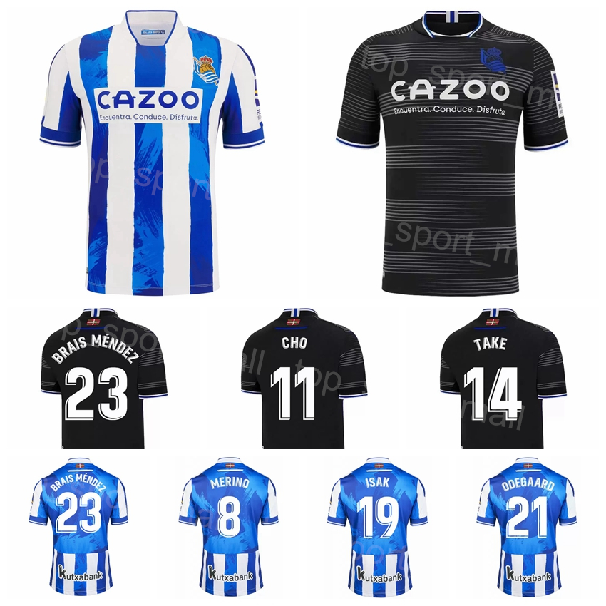 Real Sociedad Soccer 21 David Silva Jerseys 2022 2023 19 Alexander Isak 6 Aritz Elustondo 33 Jon Karrikaburu 11 Mohamed Ali-Cho 14 Takefusa Kubo Football Shirt Kits, Black
Real Sociedad Soccer 21 David Silva Jerseys 2022 2023 19 Alexander Isak 6 Aritz Elustondo 33 Jon Karrikaburu 11 Mohamed Ali-Cho 14 Takefusa Kubo Football Shirt Kits, Black