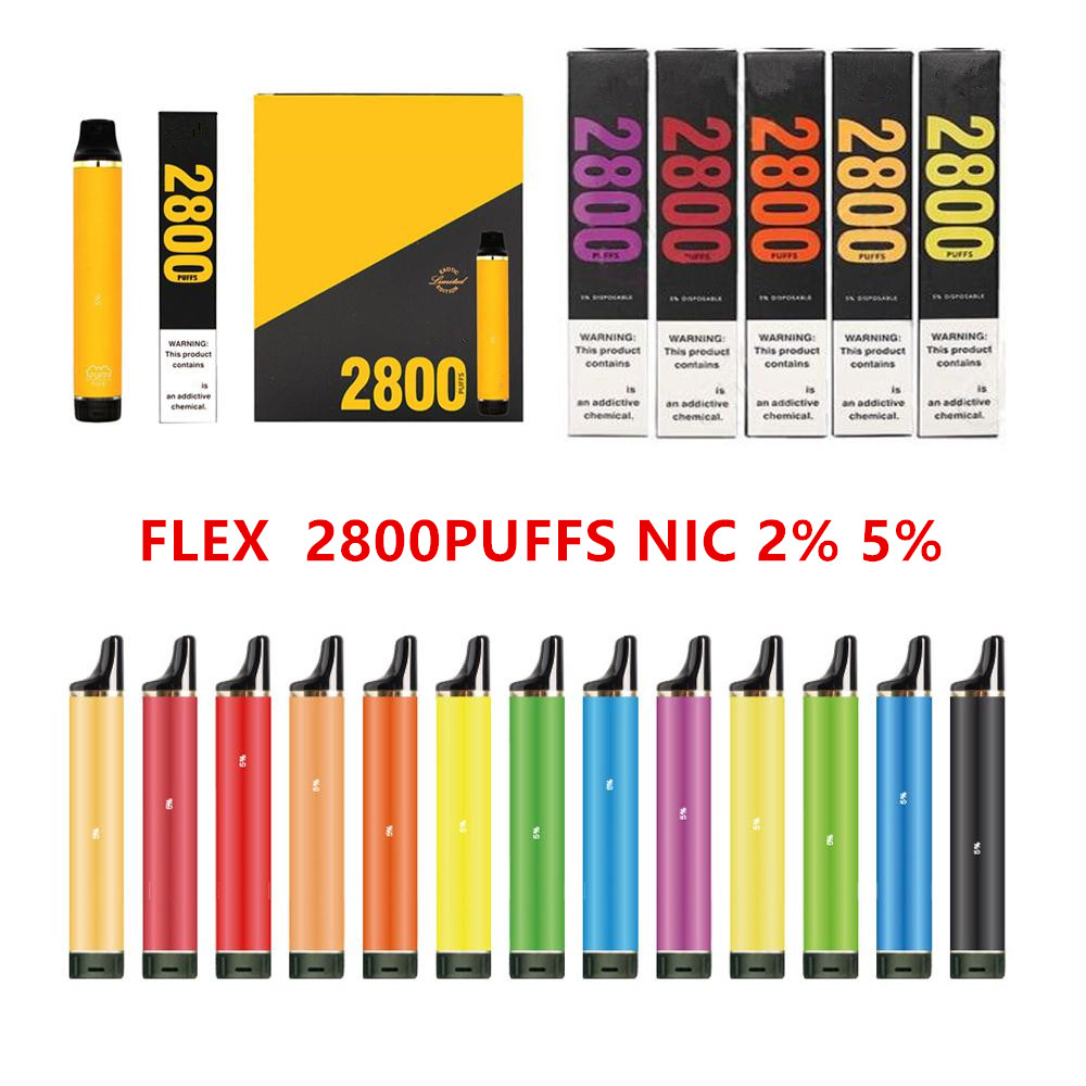 2800puffs Flex Bars Disposable E cigarette Vape PEN Device Electronic vapor 20mg NIC Bars
2800puffs Flex Bars Disposable E cigarette Vape PEN Device Electronic vapor 20mg NIC Bars