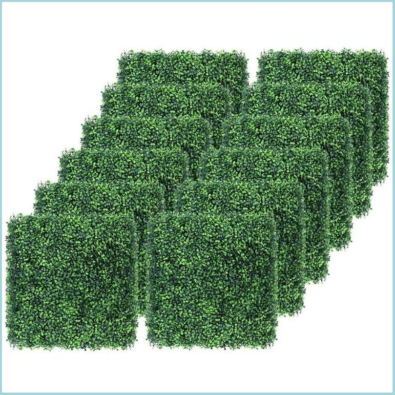 Decorative Flowers Wreaths Decorative Flowers Wreaths Pcs Artificial Boxwood Grass 25X25Cm Backdrop Panels Topiary Hedge Plant Gar Dhi9H, Green 
Decorative Flowers Wreaths Decorative Flowers Wreaths Pcs Artificial Boxwood Grass 25X25Cm Backdrop Panels Topiary Hedge Plant Gar Dhi9H, Green