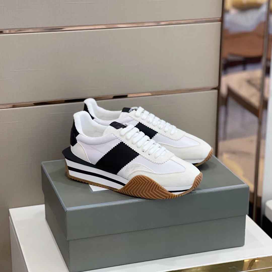 London Luxury James Men Sneaker Shoes Side Stripe Suede Leather Nylon Skateboard Walking Lightweight Chunky Rubber Sole Lace Up Trainer EU38-46 Shoebox
London Luxury James Men Sneaker Shoes Side Stripe Suede Leather Nylon Skateboard Walking Lightweight Chunky Rubber Sole Lace Up Trainer EU38-46 Shoebox