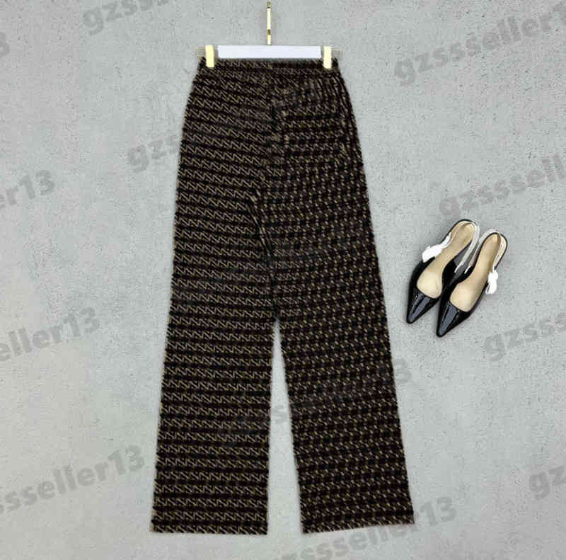 Casual Pants For Womens Fashion Brand Classic Letter Logo Jacquard All Over Trousers Designer Suit Pants Women Clothing 0912
Casual Pants For Womens Fashion Brand Classic Letter Logo Jacquard All Over Trousers Designer Suit Pants Women Clothing 0912