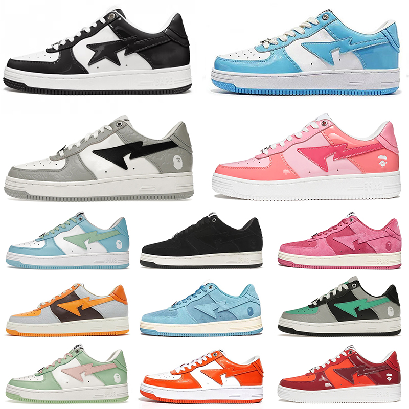 Bapesta Bapestas Baped Sta Designer Casual Shoes For Men Women Fashion Tokyo Beige Suede Blue Color Camo Combo Black White Orange Green Sports Sneakers Traniers, 36-45 pastel green
Bapesta Bapestas Baped Sta Designer Casual Shoes For Men Women Fashion Tokyo Beige Suede Blue Color Camo Combo Black White Orange Green Sports Sneakers Traniers, 36-45 pastel green