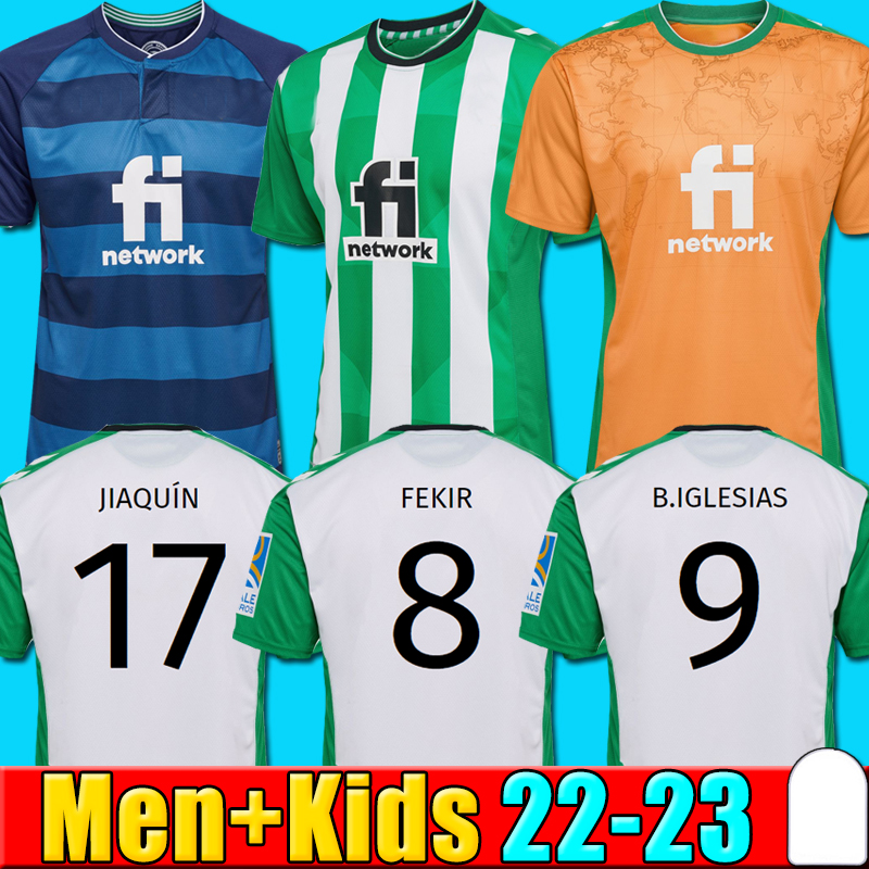 22 23 real Betis soccer Jerseys JOAQUIN B.Iglesias camiseta de futbol Juanmi CANALES Fekir 2022 2023 special edition football shirts MEN Kit Kids with socks Equipment, P08 22 23 away kids
22 23 real Betis soccer Jerseys JOAQUIN B.Iglesias camiseta de futbol Juanmi CANALES Fekir 2022 2023 special edition football shirts MEN Kit Kids with socks Equipment, P08 22 23 away kids