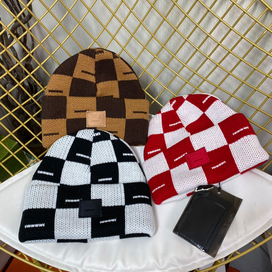 Beanie Cap Knitted Hat Skull Caps Designer Casual Plaid for Man Woman Winter Hats 3 Color Top Quality, C1
Beanie Cap Knitted Hat Skull Caps Designer Casual Plaid for Man Woman Winter Hats 3 Color Top Quality, C1